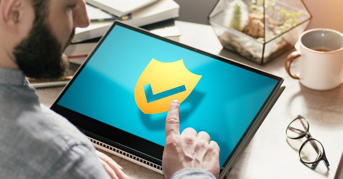 Concept of firewall, antivirus protection