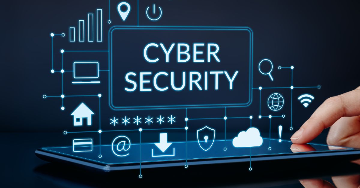 Modern technology. Cyber security concept